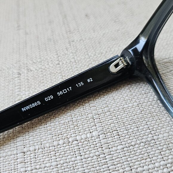Nine West Eyeglasses Frames NW586S 029 Grey Square Full Rim 56[]17-135 - Picture 15 of 16